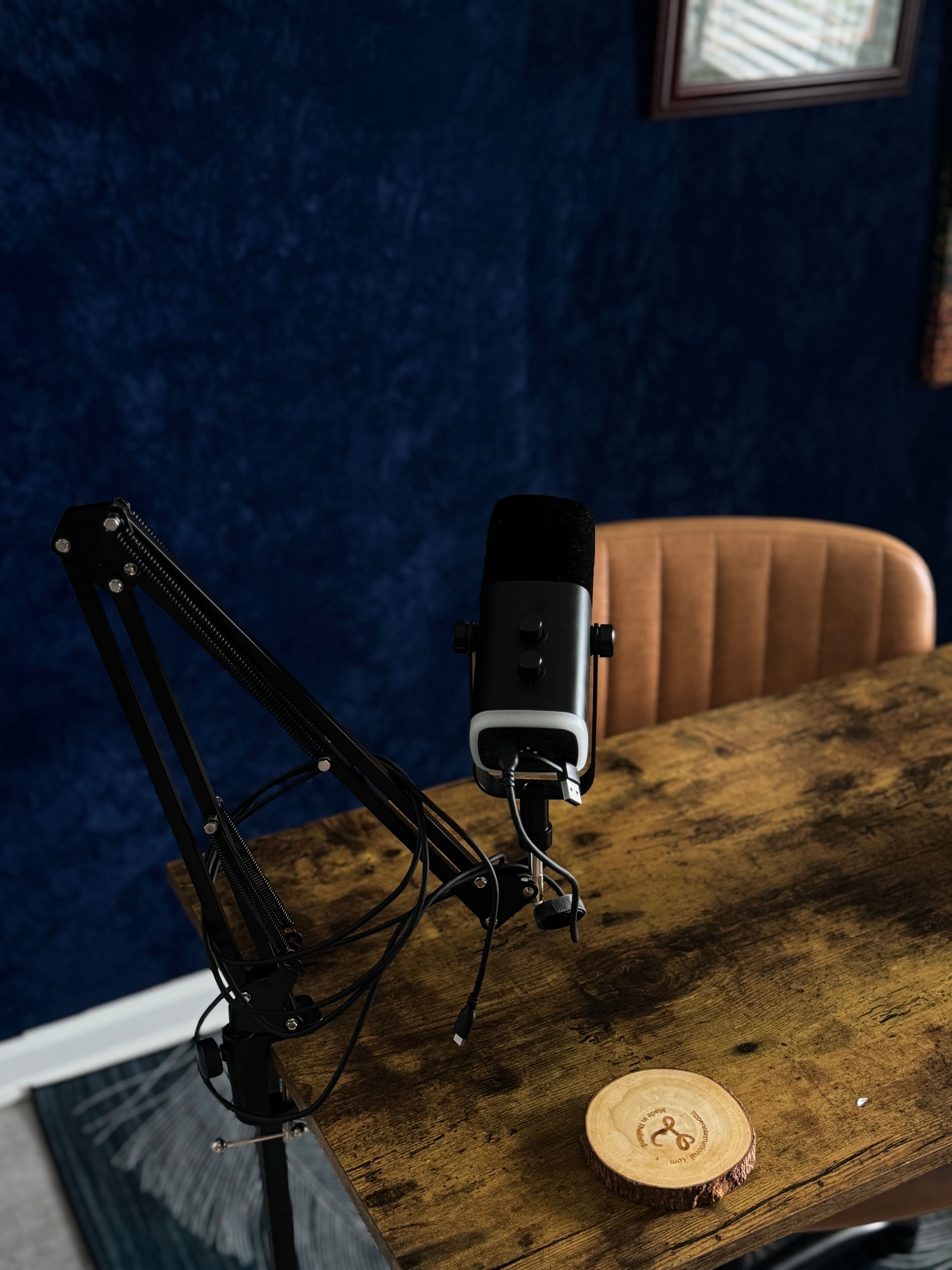 State-of-the-art podcast and audio recording studio